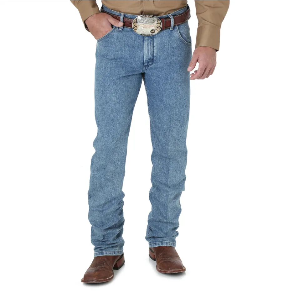 47MACSB - Wrangler Men's Advanced Comfort Cowboy Cut® Jean - Stone Bleach