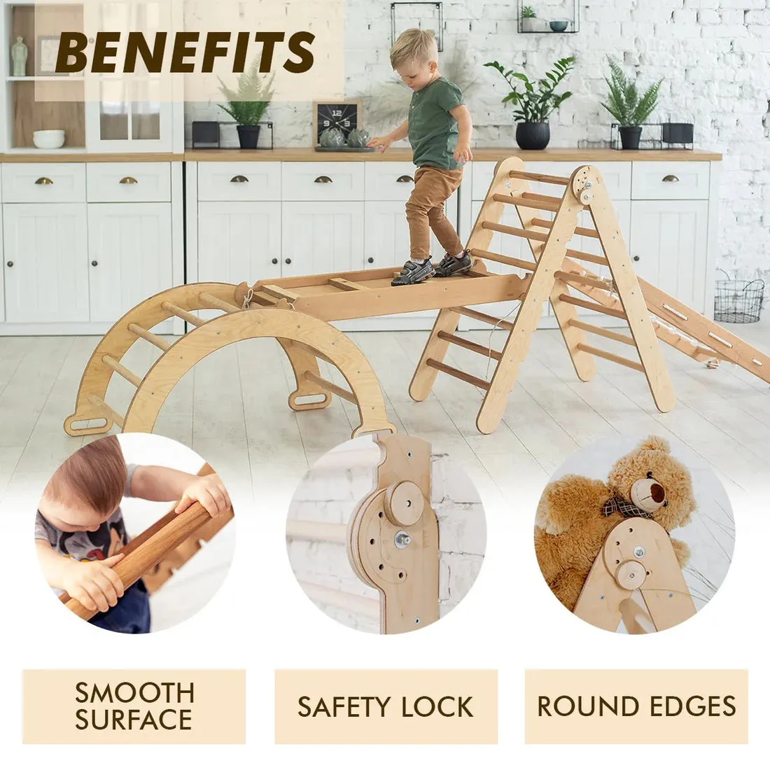 4in1 Montessori Climbing Frame Set