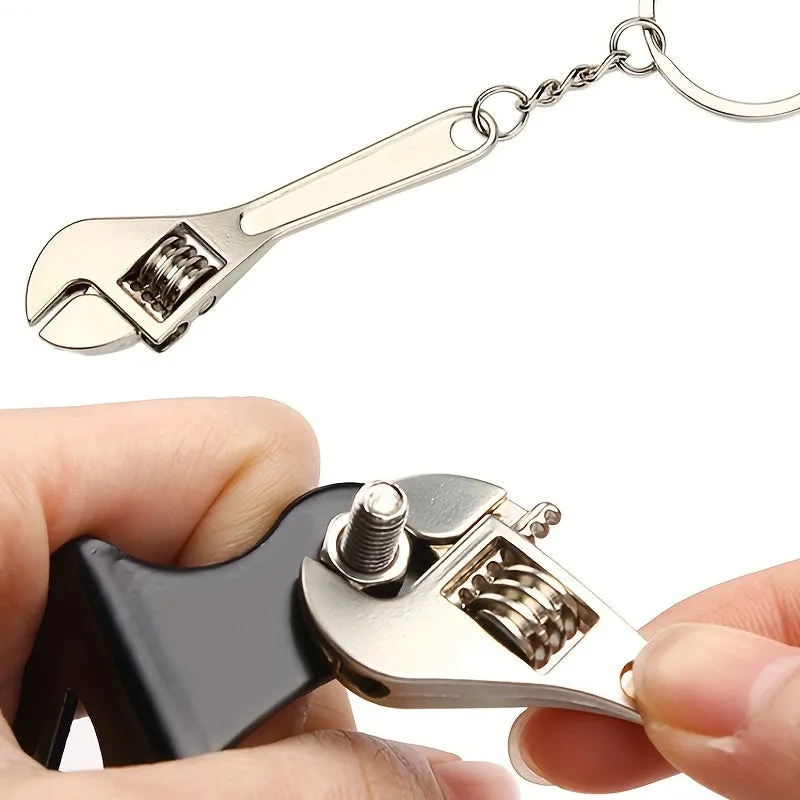 Adjustable Mini Wrench Keychain Perfect Gift for Men