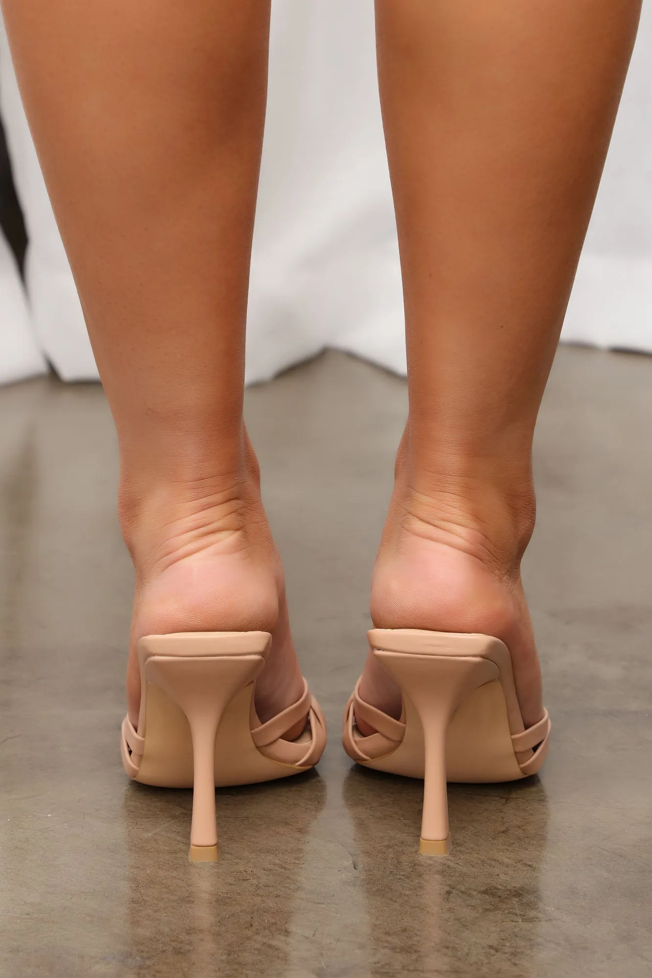 Aiming High Heeled Mules - Camel