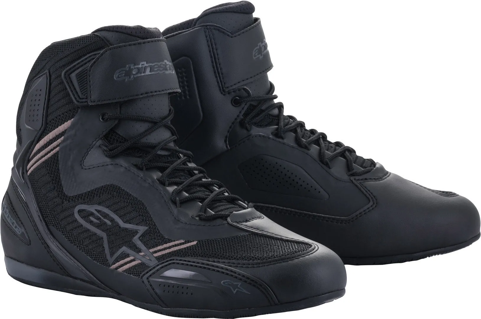 Alpinestars Faster 3 Rideknit Motorcycle Boots, Black/Anthracite