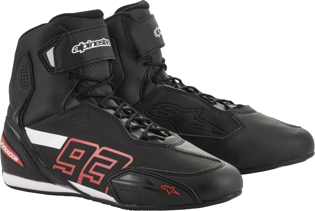 Alpinestars MM93 Austin Motorcycle Boots, Black/Red/White