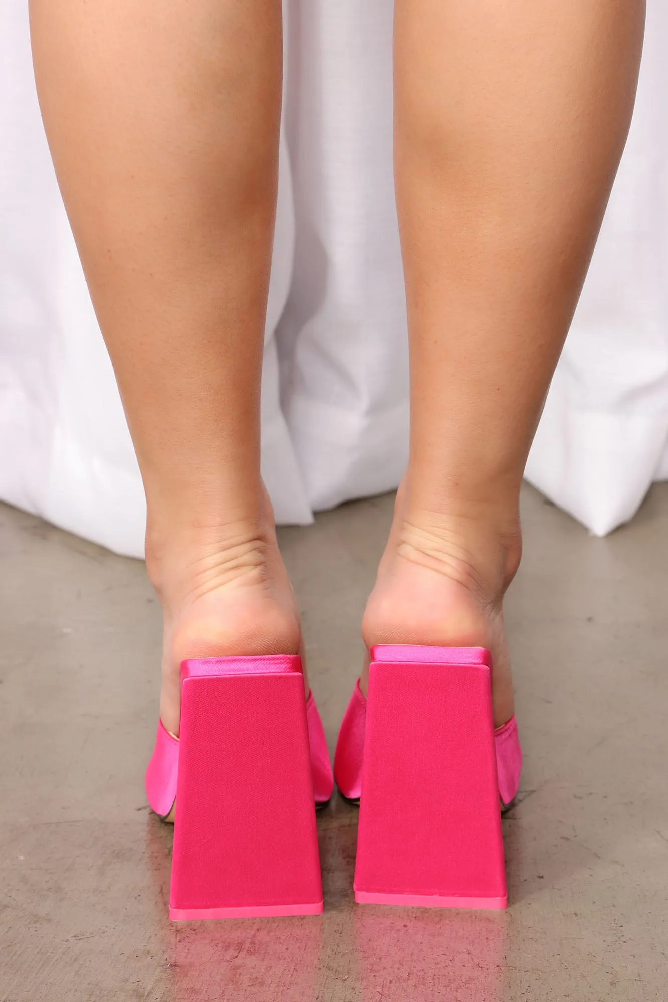 Always My Best Heeled Mules - Fuchsia