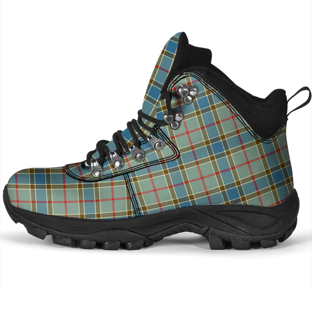 Balfour Blue Tartan Alpine Boots