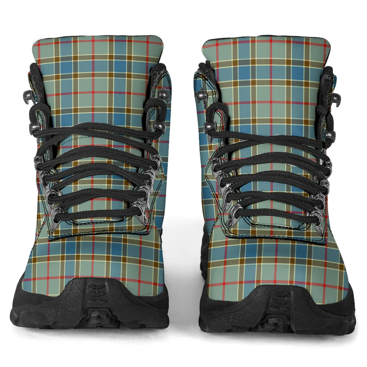 Balfour Blue Tartan Alpine Boots