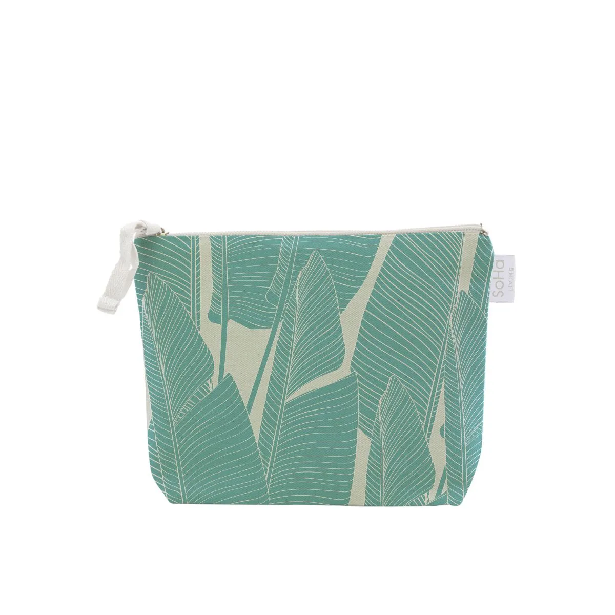 Banana Leaves Cosmetic Bag, Small