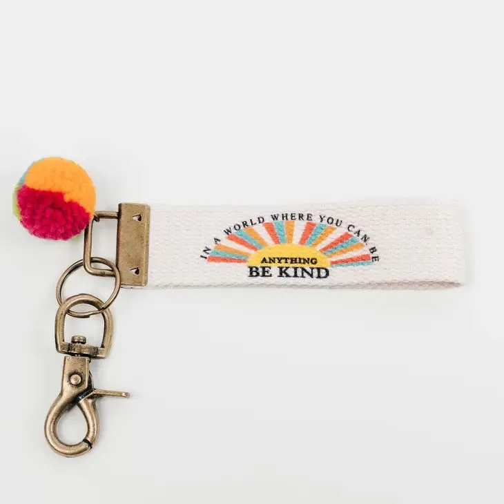 be kind key chain wristlet