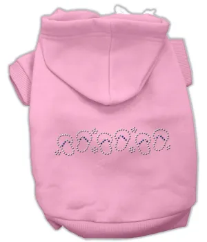 Beach Sandals Rhinestone Hoodies Pink XL (16)