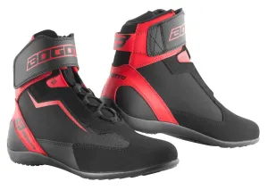 Bogotto Mix Motorcycle Boots with Ankle Reinforcement, Black/Red