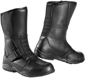 Bogotto Tour-X Motorcycle Boots with Velcro Ankle, Black