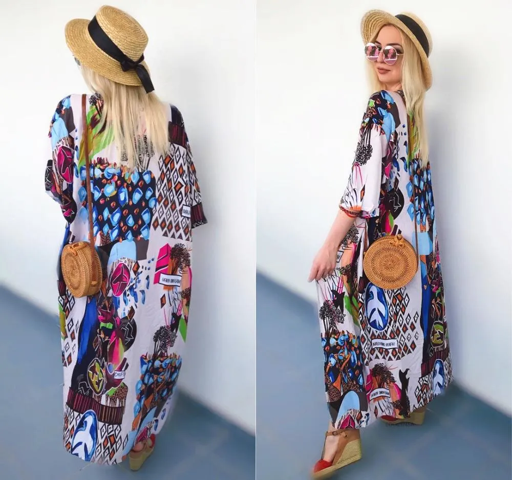 Bohemian Long Kimono