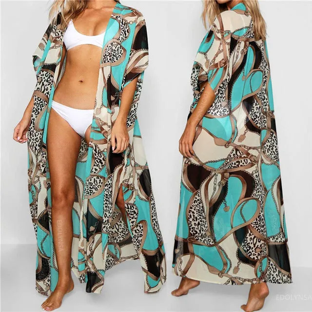 Bohemian Long Kimono