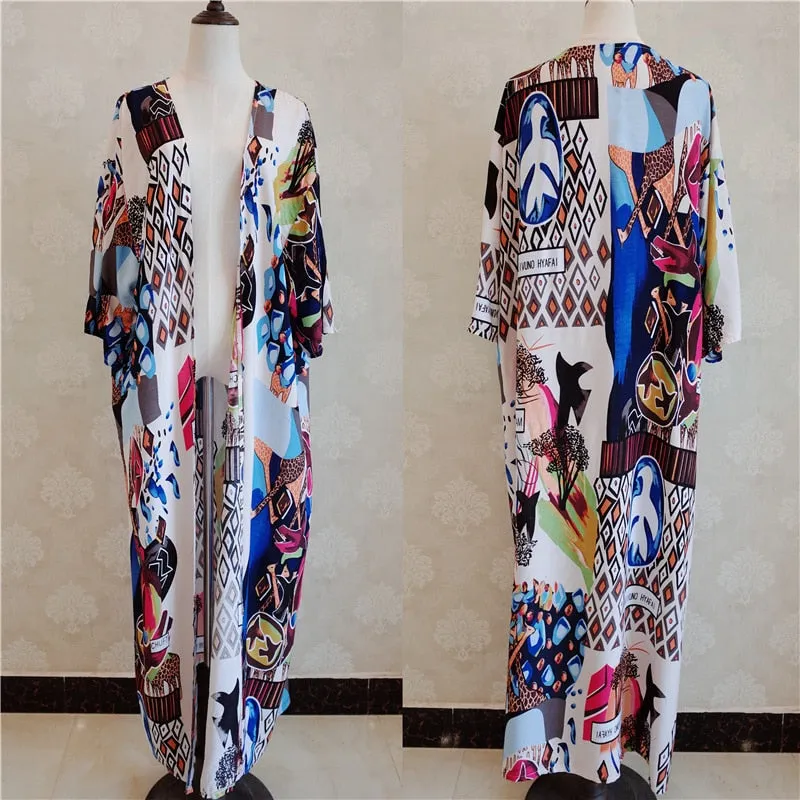 Bohemian Long Kimono