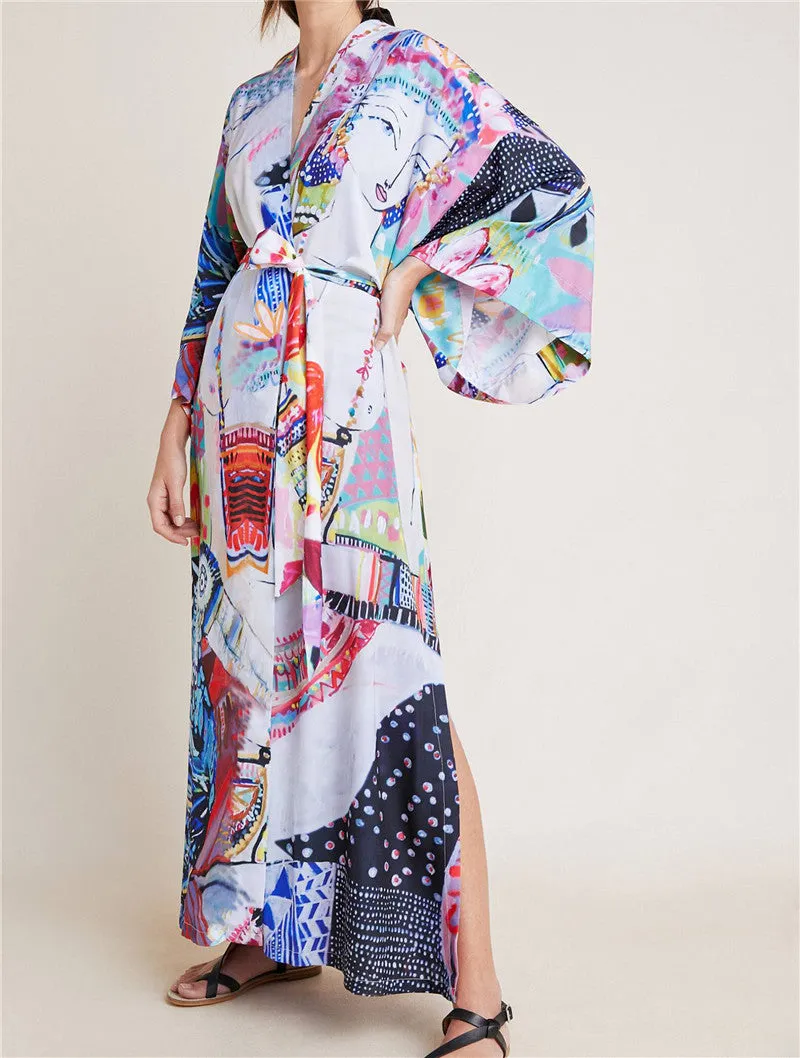 Bohemian Long Kimono