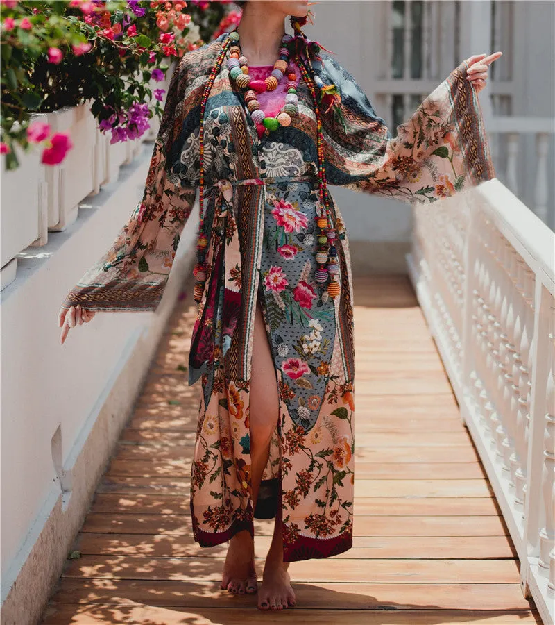 Bohemian Long Kimono