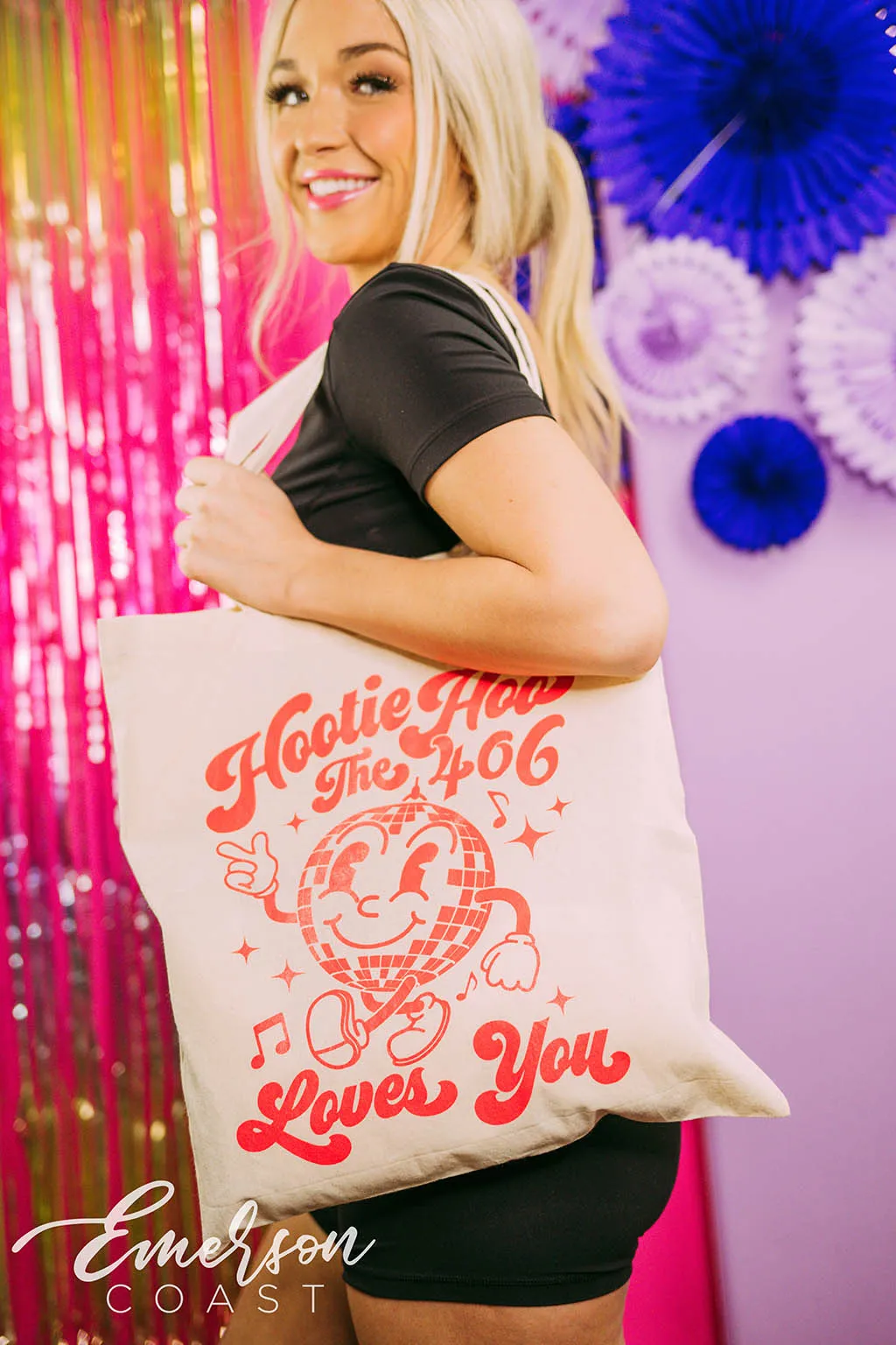 Chi Omega PR Hootie Hoo Loves You Tote Bag