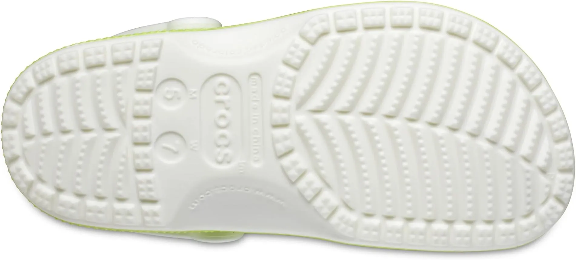 Classic Clog - Seasonal Graphic Crocs, Limeade/Glow in the Dark