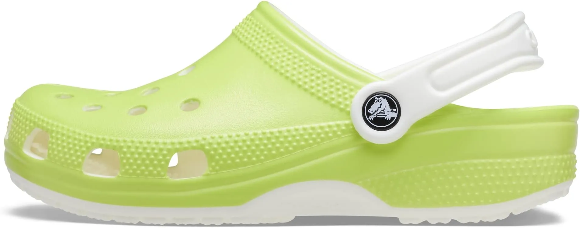 Classic Clog - Seasonal Graphic Crocs, Limeade/Glow in the Dark