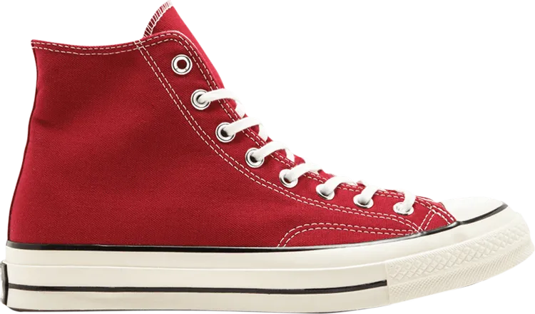 Converse Chuck 70 Hi Crimson Sneakers, Red