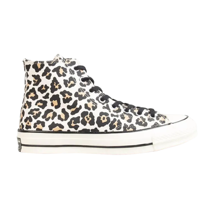 Converse Chuck 70 Hi 'Leopard Print' Sneakers, Brown