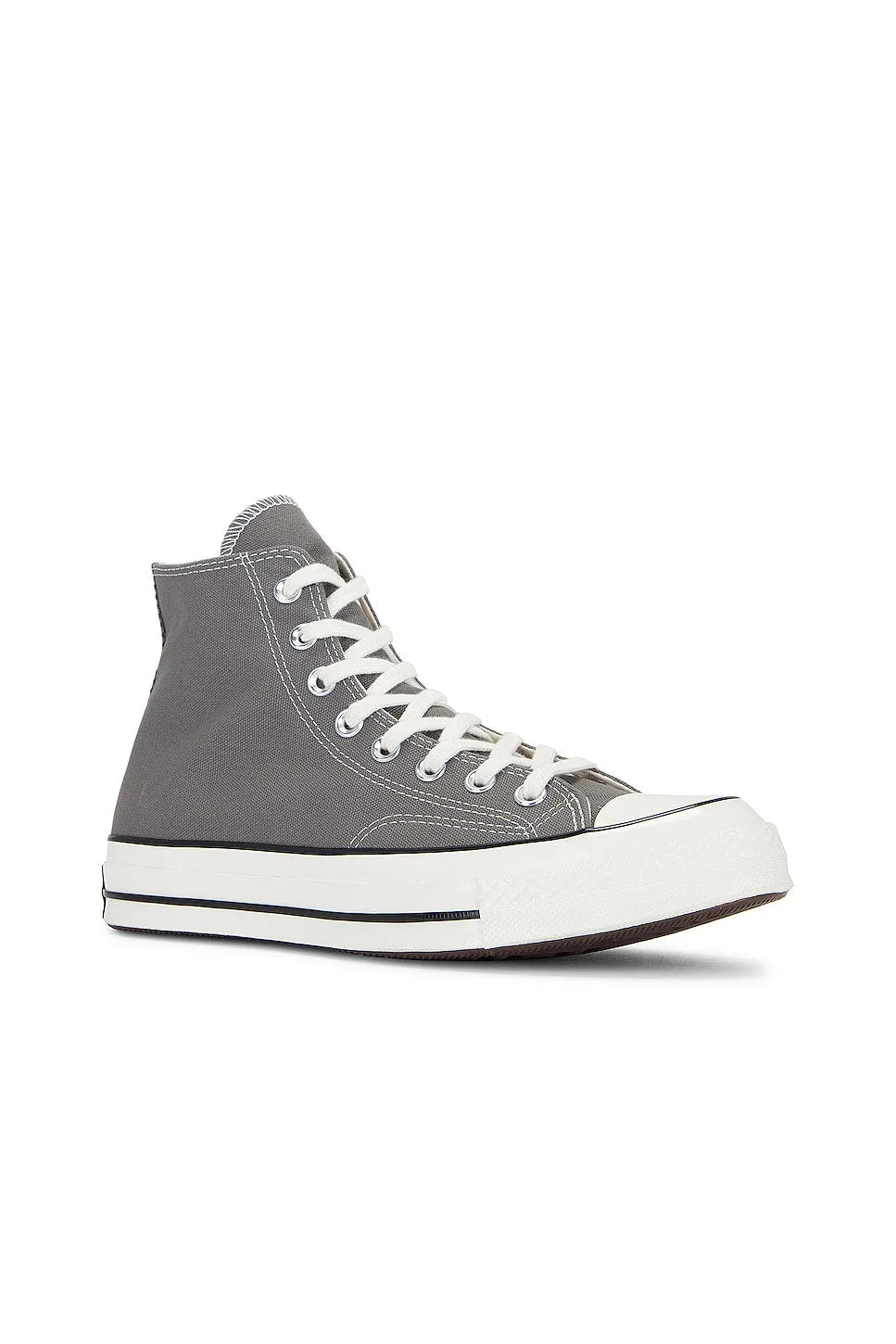 Converse Chuck 70 Seasonal Color Canvas Hi Tops, Origin Story, Egret, Black