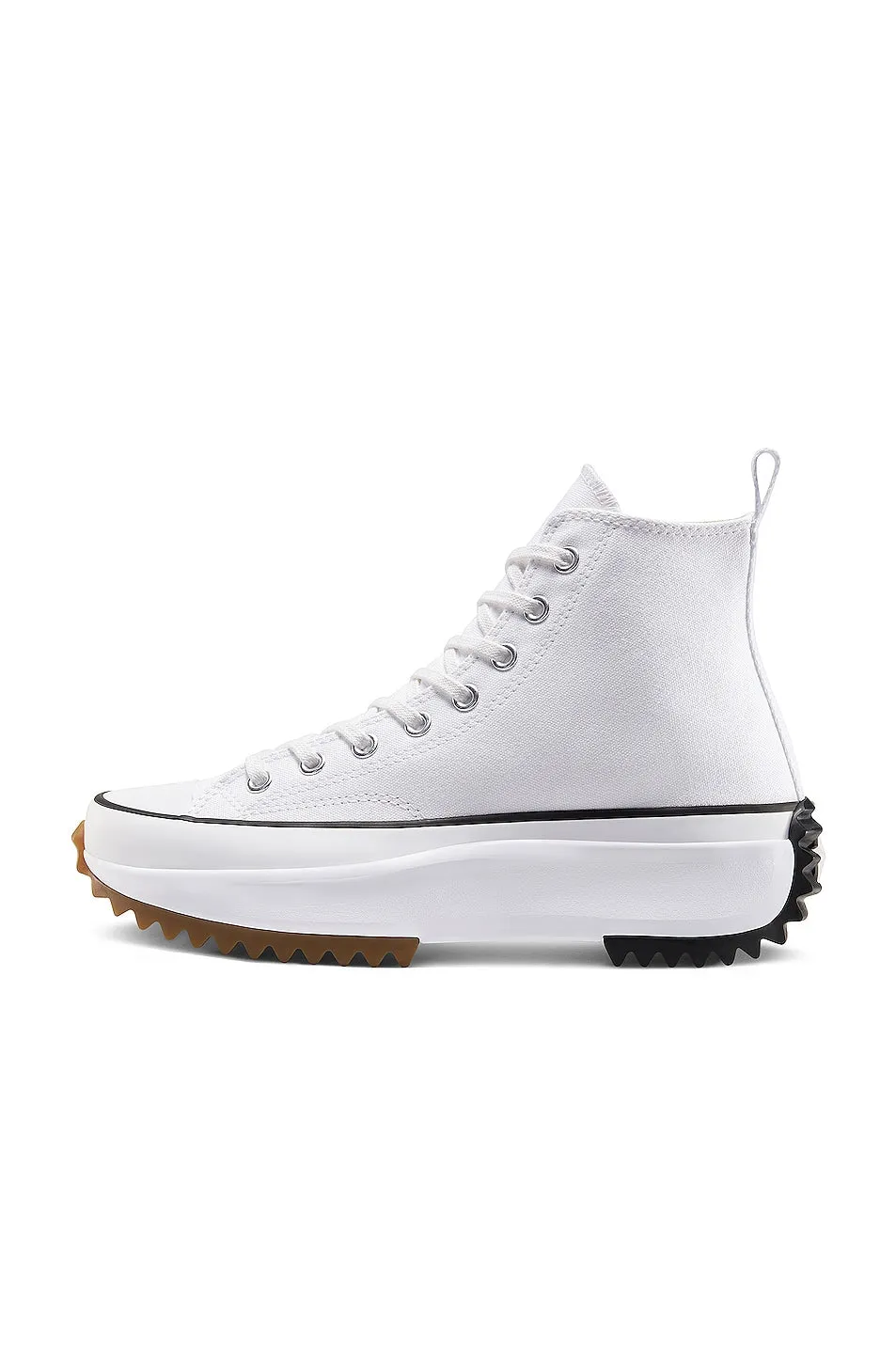 Converse Run Star Hike Lugged Hi White, Black, & Gum