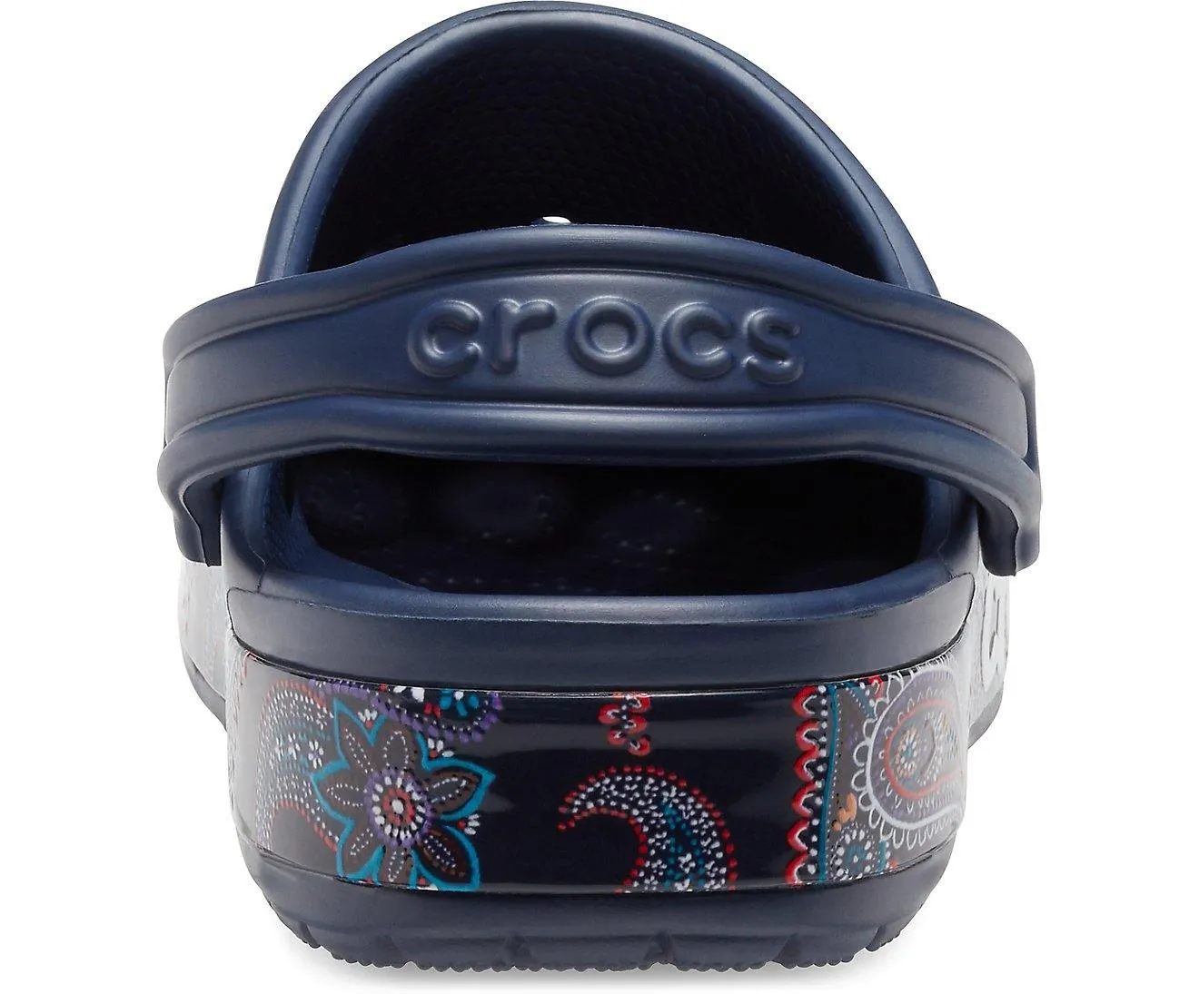 Crocs Bayaband Bandana Print Clog - Navy