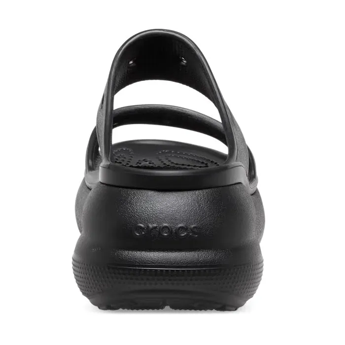 Crocs Classic Crush Sandal Adults Black Platform