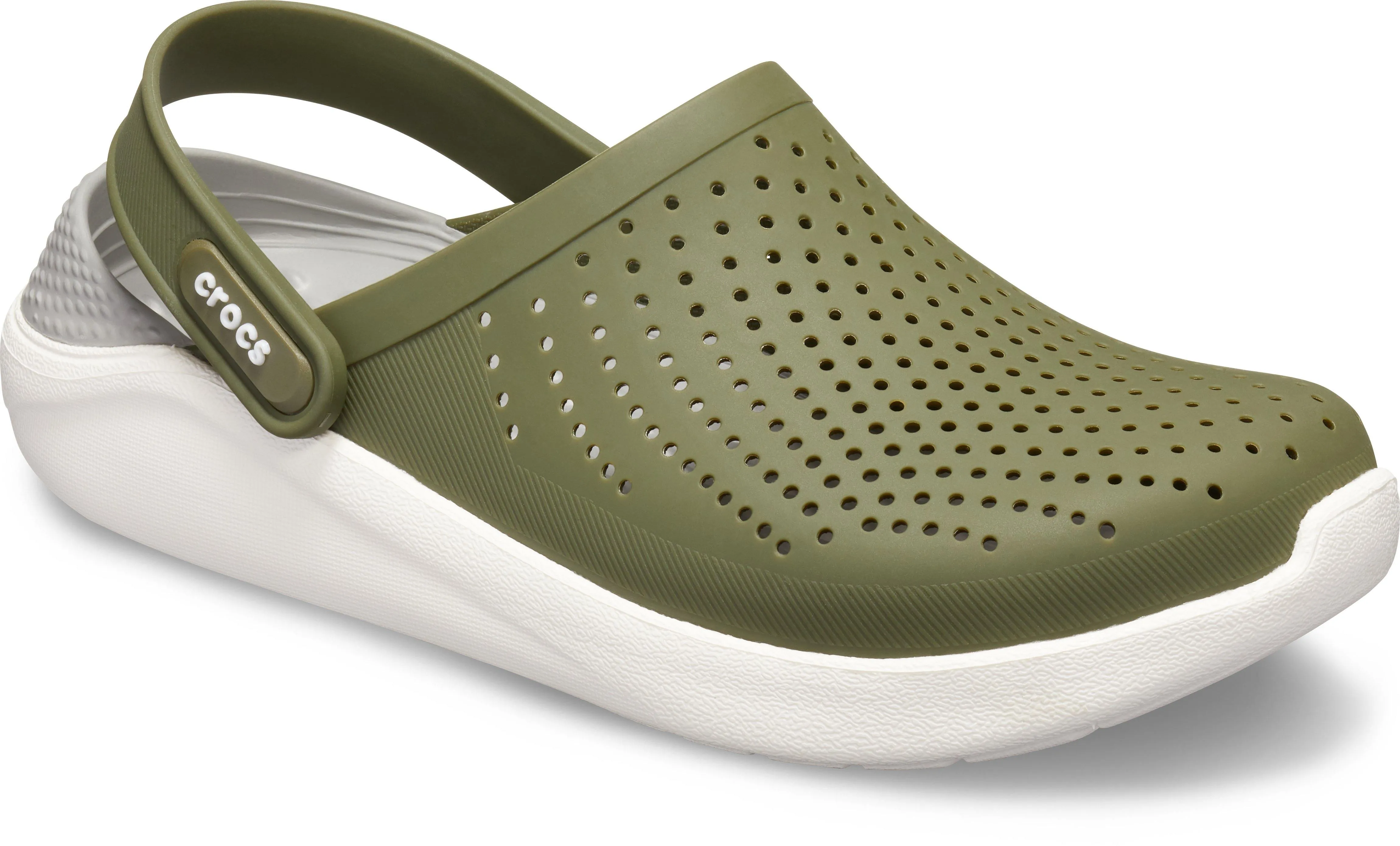 Crocs LiteRide Clog Army Green/ White