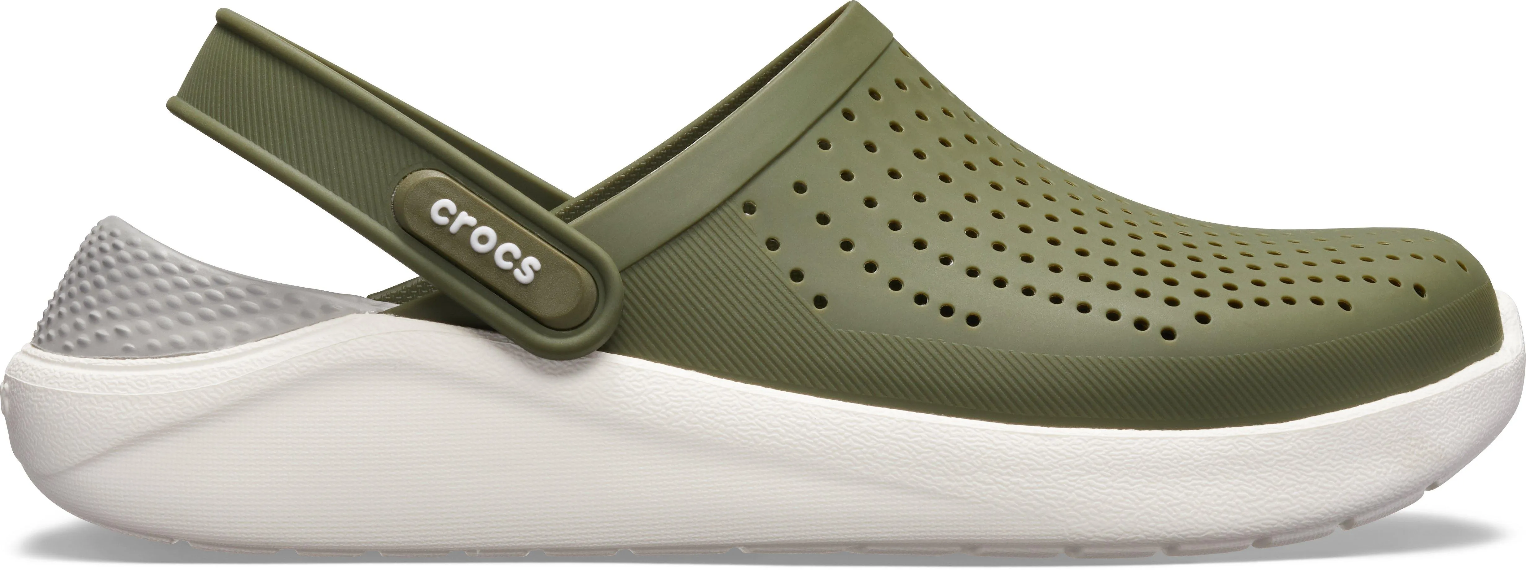 Crocs LiteRide Clog Army Green/ White