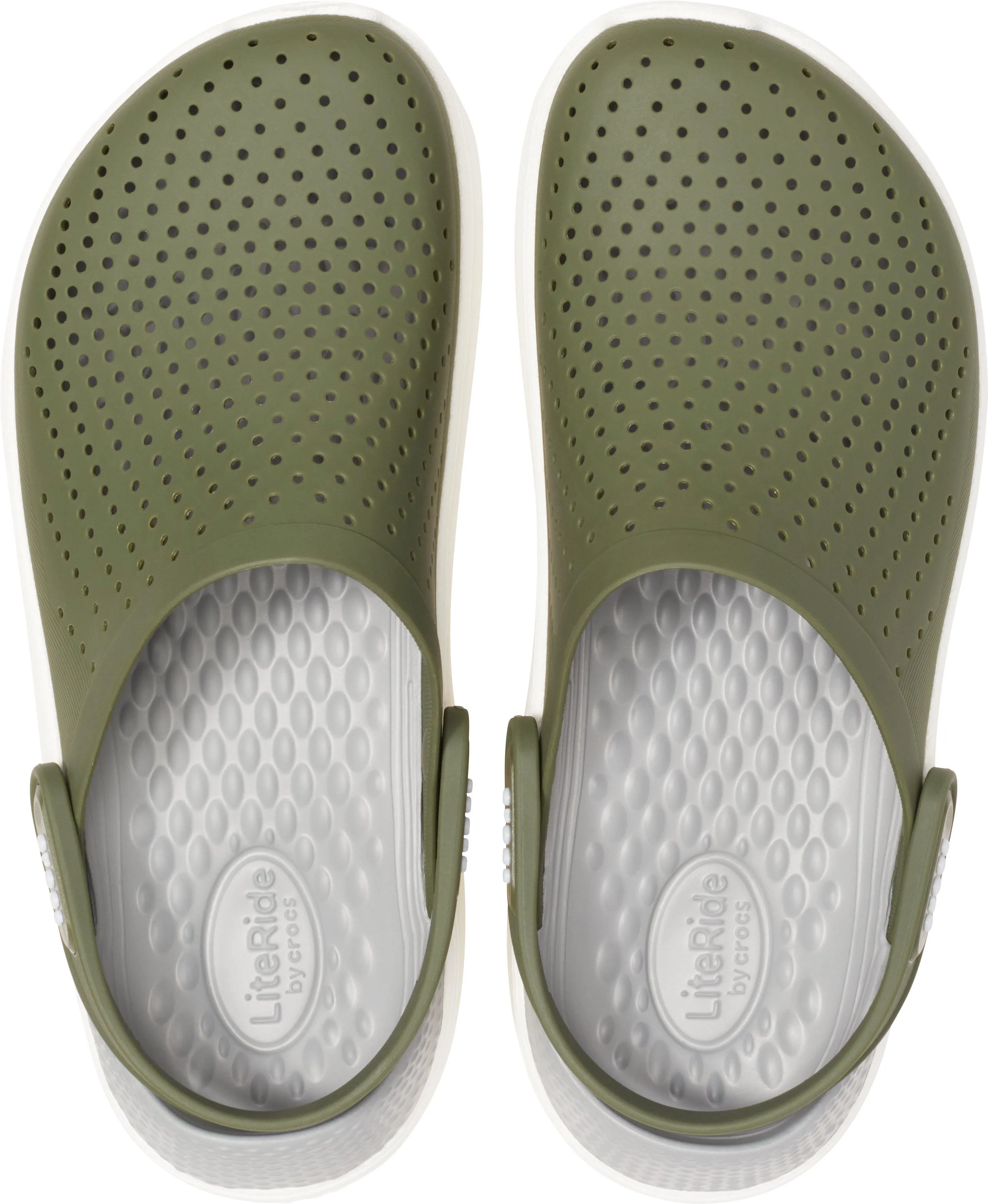 Crocs LiteRide Clog Army Green/ White