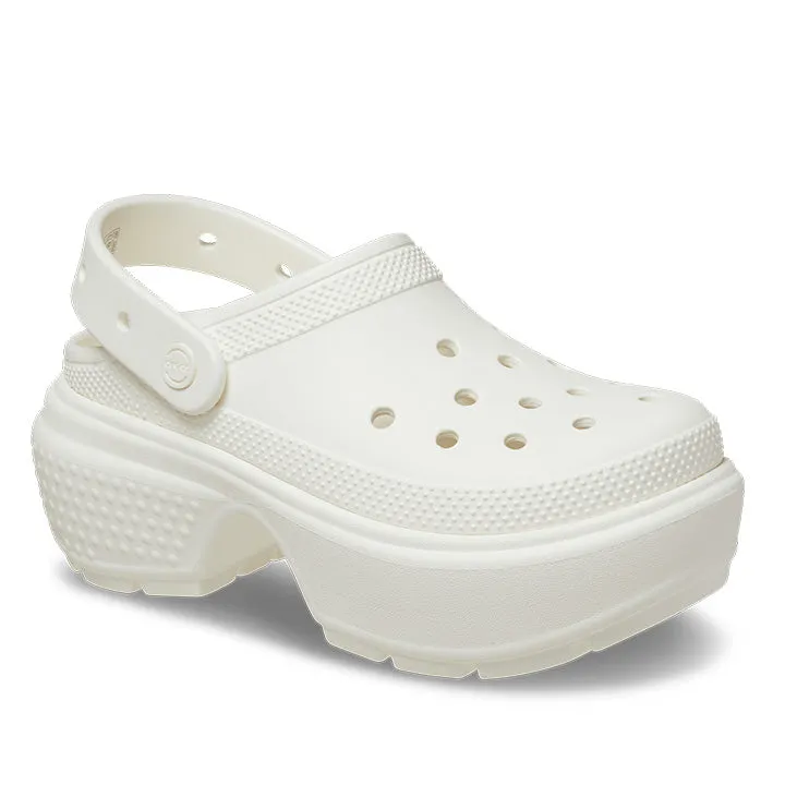 CROCS STOMP WHITE CLOGS