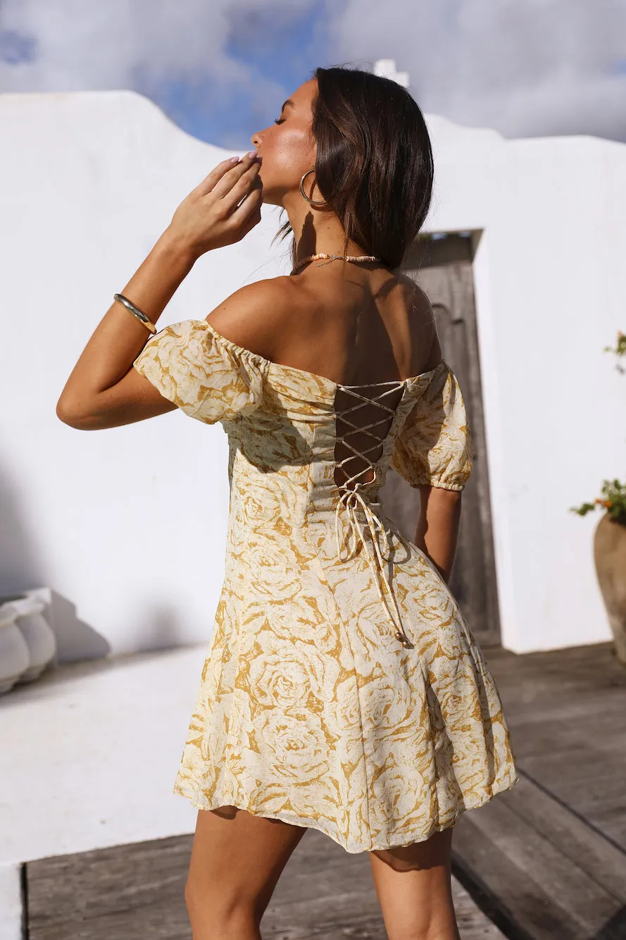 Delilah Dress Yellow