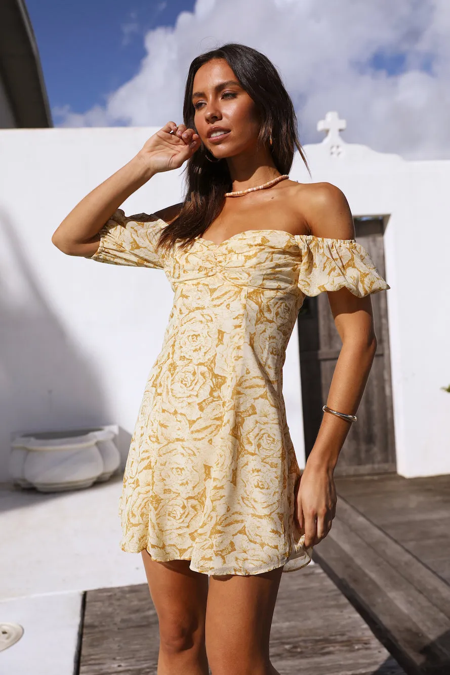 Delilah Dress Yellow