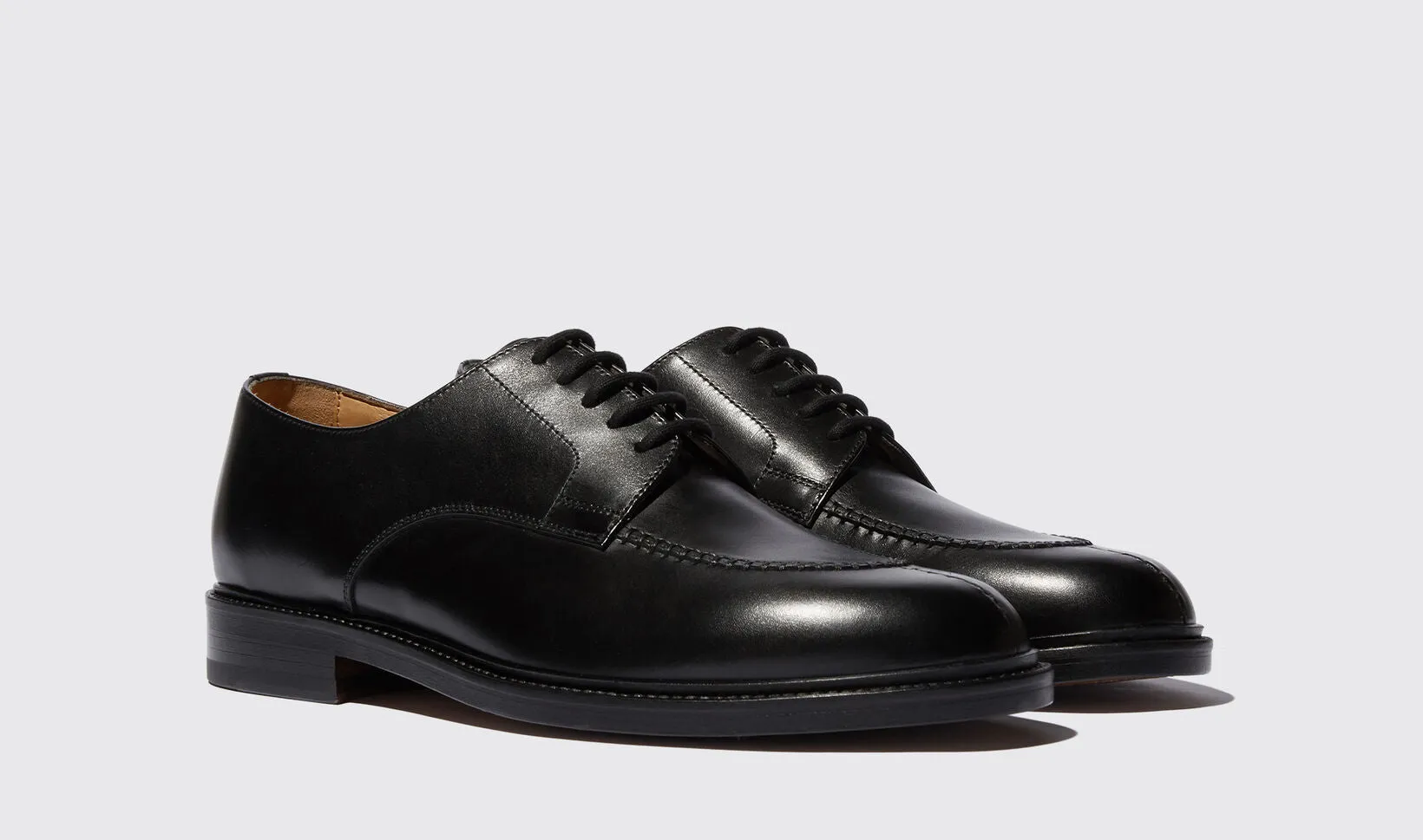 DERBY SHOES-BLACK