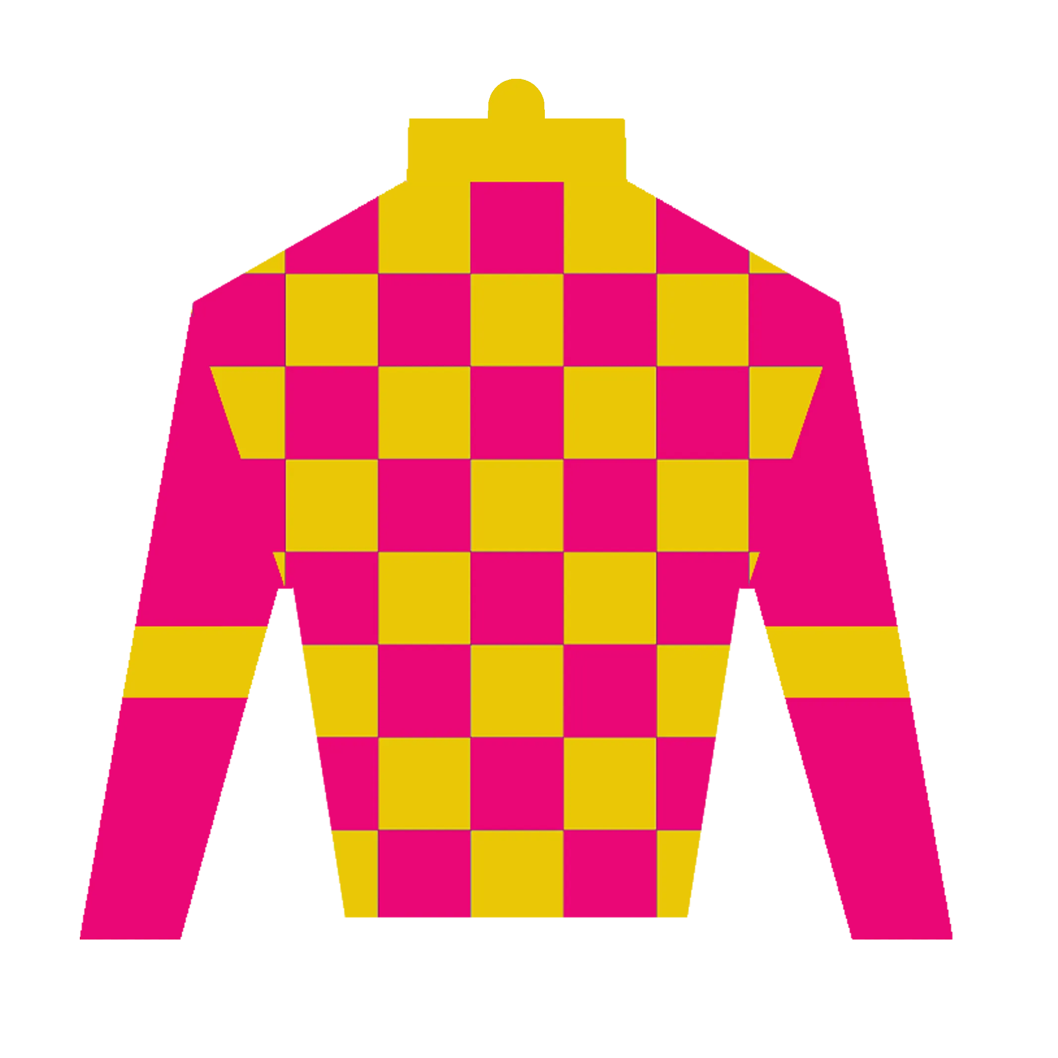 Derby SIlk in Pink and Yellow Sticker