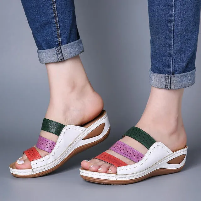 European and American Wedge Heel Sandals