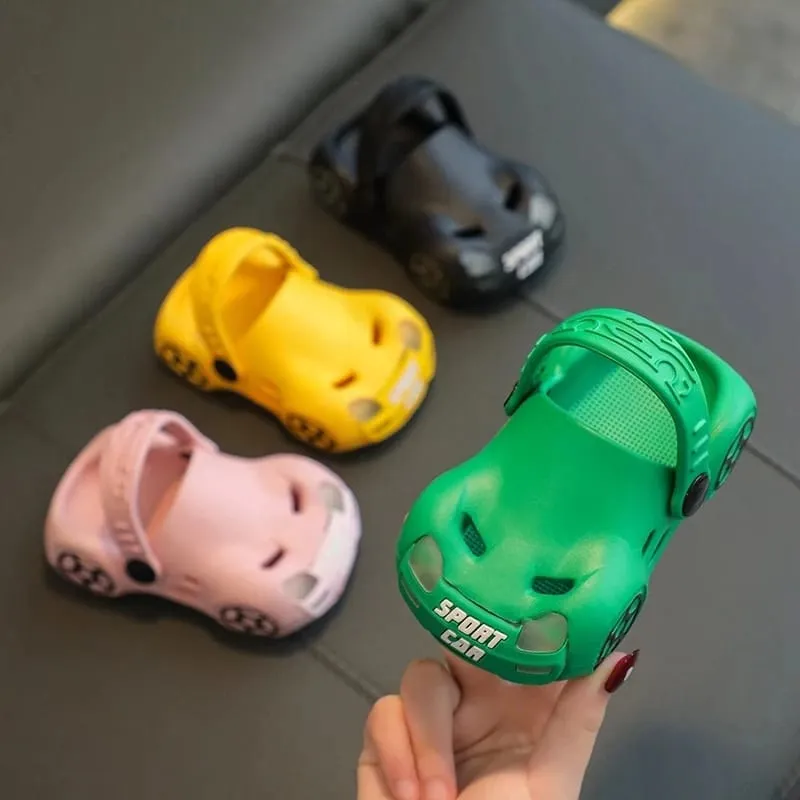 KIDS RACING CAR CROCS