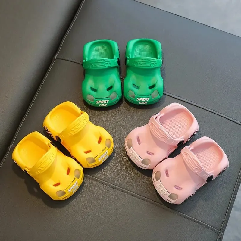 KIDS RACING CAR CROCS