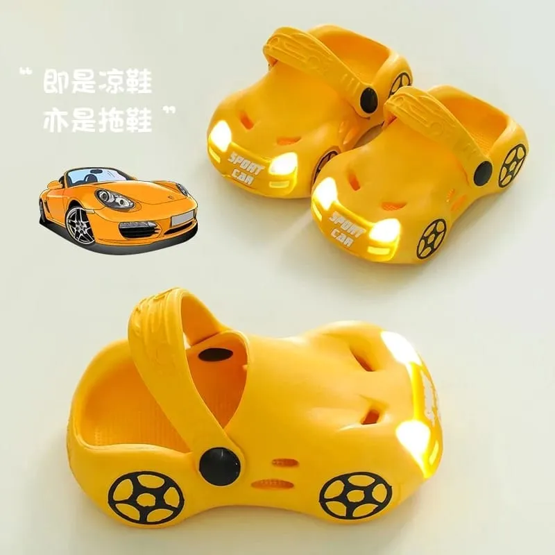 KIDS RACING CAR CROCS