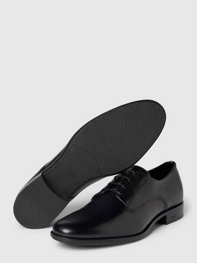 Leather derby shoes model "Colby" BOSS, black