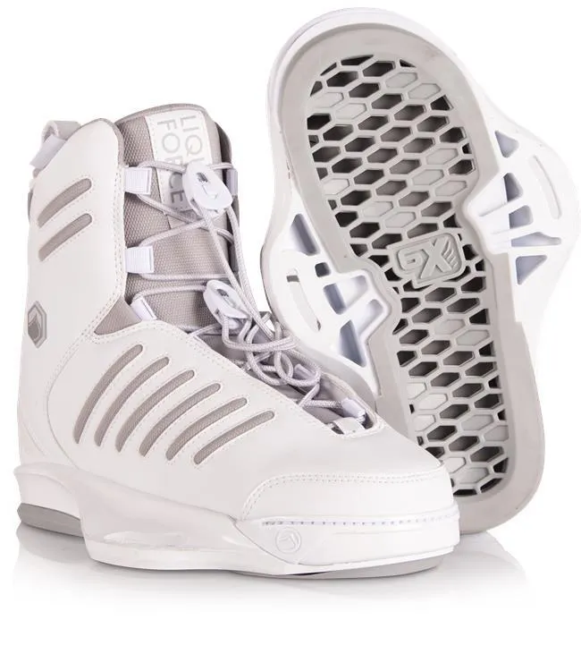 Liquid Force Tao 6X Wakeboard Boots (2022) - White