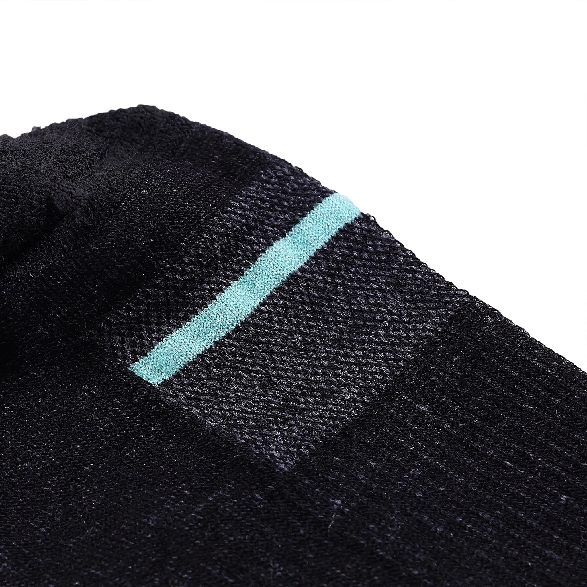 Merino Wool Low Profile Sock in Black