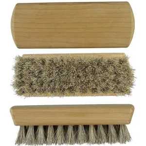 Mini Shoe Shine Brush 100% Horse Hair