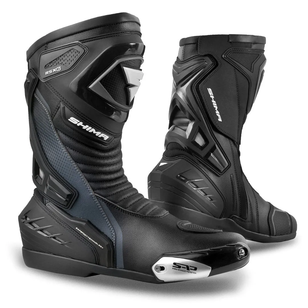 Motorcycle boots SHIMA RSX-6 waterproof, black