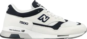 New Balance 1500 Made in England 'White Navy' Sneakers, White