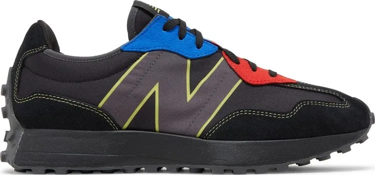 New Balance 327 'Black Red Blue' sneakers, black