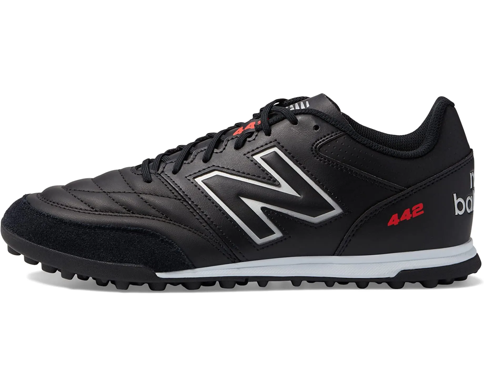 New Balance 442V2 Team TF sneakers, black/red