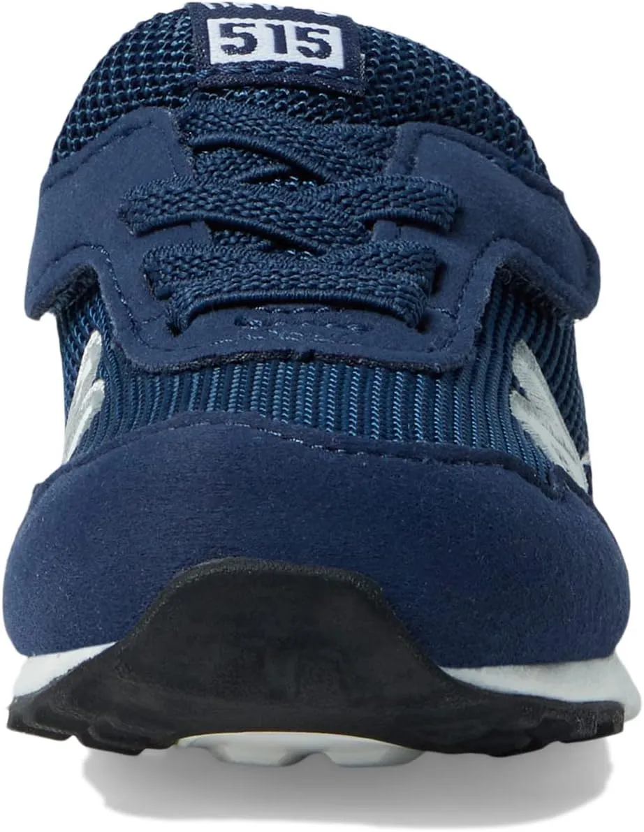 New Balance 515 New-B Hook-and-Loop Sneakers, NB Navy/White