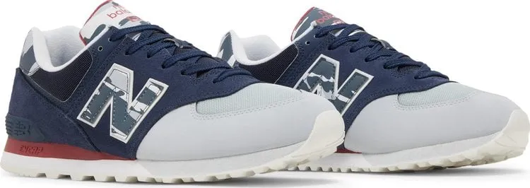 New Balance 574 'Natural Indigo Camo' sneakers, blue